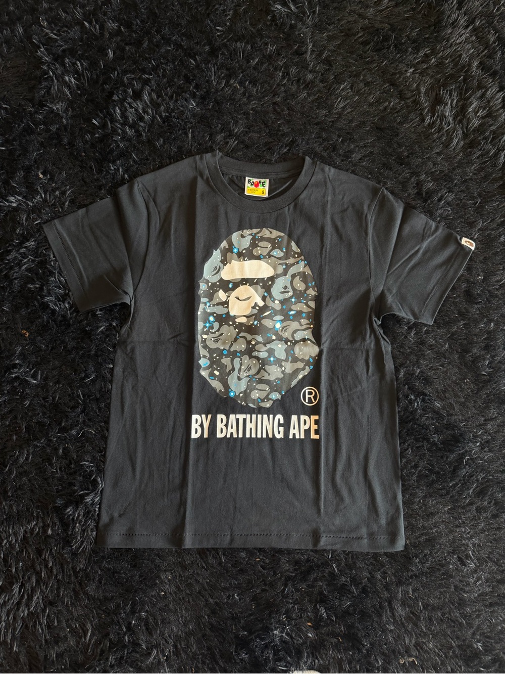Black Space Camo Bape T Shirr